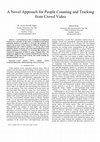 Research paper thumbnail of A Novel Approach for People Counting and Tracking from Crowd Video