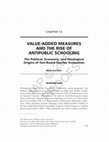 Research paper thumbnail of Garrison, M. J. (2015). Value-added measures and the rise of anti-public schooling: The political, economic and ideological origins of test-based teacher evaluation. In The phenomenon of Obama and the agenda for education (pp. 213–229). Information Age Publishing.