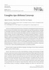 Research paper thumbnail of Liungbiu tipo dirbiniai Lietuvoje