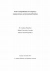 Research paper thumbnail of From Cosmopolitanism to Conspiracy: Amman-lectures on International Relations
