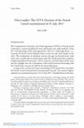 Research paper thumbnail of Prêt-à-ratifier: The CETA Decision of the French Conseil constitutionnel of 31 July 2017