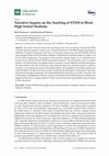 Research paper thumbnail of Narrative Inquiry on the Teaching of STEM to Blind High School Students