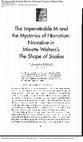 Research paper thumbnail of The Impenetrable M and the Mysteries of Narration: Narrative in Minette Walters's  The Shape of Snakes