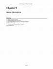 PDF) MASS TRANSFER - ADVANCED ASPECTS