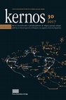 Research paper thumbnail of Quelques « kernoi » de moins ? Mise en cause de l’authenticité́ d’un «diadème» en or, Kernos 30, 2017, p. 113-157.