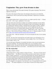 Research paper thumbnail of Utopianism: They grow from dreams to aims