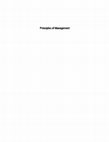PDF) Principles of Management Principles of Management