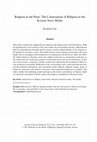 Research paper thumbnail of Religion in the Press: The Construction of Religion in the Korean News Media