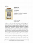 Research paper thumbnail of Review of The Raging Torrent: Historical Inscriptions from Assyria and Babylonia Relating to Ancient Israel by Mordechai Cogan