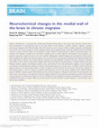 Research paper thumbnail of Neurochemical changes in the medial wall of the brain in chronic migraine