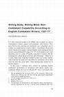 Research paper thumbnail of Willing Body, Willing Mind: Non-Combatant Culpability According to English Combatant Writers, 1327–77