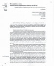 Research paper thumbnail of De camino a casa. Diálogo literario-arquitectónico sobre la casa de hoy