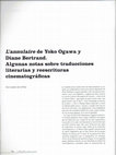 Research paper thumbnail of L'annulaire de Yoko Ogawa