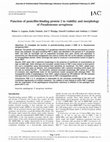Research paper thumbnail of Function of penicillin-binding protein 2 in viability and morphology of Pseudomonas aeruginosa