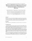 Research paper thumbnail of MODELLING RF POWER AMPLIFIER TO STUDY ITS NON LINEAR EFFECTS ON RF COMMUNICATION SYSTEM, WITH BER AS A PERFORMANCE MEASURE