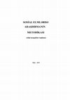 Research paper thumbnail of SOSİAL ELMLƏRDƏ ARAŞDIRMANIN METODİKASI (elmi məqalələr toplusu
