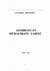 Research paper thumbnail of AZƏRBAYCAN MÜHACİRƏTİ TARİXİ