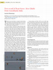 Research paper thumbnail of First record of Bean Goose Anser fabalis from Uttarakhand, India