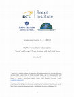 Research paper thumbnail of The New Transatlantic Trigonometry: "Brexit" and Europe's Treaty Relations with the United States