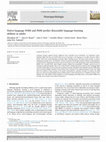 Research paper thumbnail of Native-language N400 and P600 predict dissociable language-learning abilities in adults