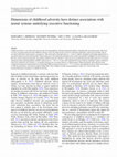 Research paper thumbnail of Dimensions of childhood adversity have distinct associations with neural systems underlying executive functioning
