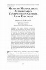 Research paper thumbnail of Menus of Manipulation: Soviet Authoritarian Continuities in Post-Soviet Elections in Central Asia