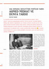 Research paper thumbnail of Geç Osmanlı Devleti’nde Popüler Tarih: Ahmed Midhat ve Dünya Tarihi