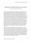 Research paper thumbnail of Teaching Stories about Teaching Self: Upaniṣadic Narrative in the Classroom