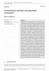 Research paper thumbnail of Contemporary Anarchist and Anarchistic Movements