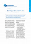 Research paper thumbnail of Reducing nuclear weapons risks: a menu of 11 policy options