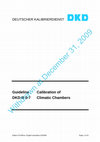 (PDF) Guideline DKD-R 5-7 Calibration of Climatic Chambers