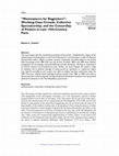 Research paper thumbnail of " Masterpieces for Ragpickers " : Working-Class Crowds, Collective Spectatorship, and the Censorship of Posters in Late 19th-Century Paris