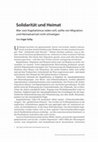 Research paper thumbnail of Solidarität und Heimat [Solidarity and Homeland]