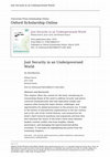 Research paper thumbnail of Just Security in an Undergoverned World (OUP 2018)