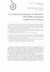 Research paper thumbnail of La construcción de pianos en Barcelona 1780-1808: los primeros constructores de pianos