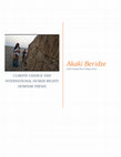 Research paper thumbnail of CLIMATE CHANGE AND INTERNATIONAL HUMAN RIGHTS /SEMINAR THESIS/