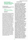 Research paper thumbnail of The Sociobiological Method. Conceiving Urban (Landscape) Theory Through the Influence of Biology.