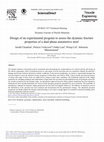 Research paper thumbnail of Design of an experimental program to assess the dynamic fracture properties of a dual phase automotive steel
