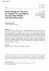 Research paper thumbnail of Historicizing the category of " religion " in sociological theories: Max Weber and Emile Durkheim