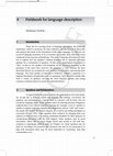 Research paper thumbnail of Fieldwork for language description