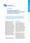 Research paper thumbnail of Strengthening the Norm: The Chemical Weapons Convention 2018 Review Conference