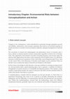 Research paper thumbnail of Environmental Risks between Conceptualization and Action