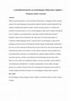 Research paper thumbnail of A sociocultural perspective on second language writing teacher cognition: A Vietnamese teacher’s narrative