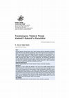 Research paper thumbnail of Yayımlanışının Yüzüncü Yılında Atebetü'l-Hakayık'ta Karşıtlıklar