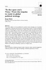Research paper thumbnail of To Act upon ones Time. From the impulse to resist to global political strategy