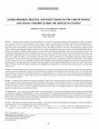 Research paper thumbnail of GLOBAL RESEARCH, PRACTICE, AND POLICY ISSUES ON THE CARE OF INFANTS AND YOUNG CHILDREN AT RISK: THE ARTICLES IN CONTEXT