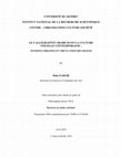 Research paper thumbnail of Theses : CALLIGRAFFITI ARABE DANS LA CULTURE VISUELLE CONTEMPORAINE : TENSIONS URBAINES ET CIRCULATION DES IMAGES