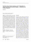 Research paper thumbnail of The Role of Qing (Positive Emotions) and Li 1 (Rationality) in Chinese Entrepreneurial Decision Making: A Confucian Ren-Yi Wisdom Perspective