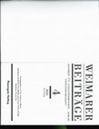 Research paper thumbnail of Verhinderte Selbsterforschung und Ethnographie des Urbanen in der Weimarer Republik: Karl Grünbergs »Brennende Ruhr« und Klaus Neukrantz’ »Barrikaden am Wedding«