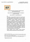 Research paper thumbnail of İklim Güvenliği Kavramının Türkiye İklim Politikasındaki Yeri (The Concept of  Climate Security in Turkey's Climate Policies)